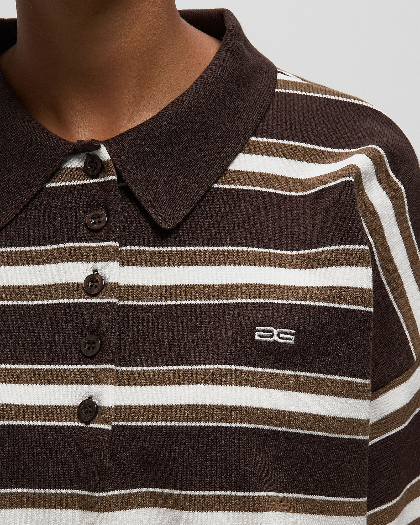 PAIGE POLO PULLOVER