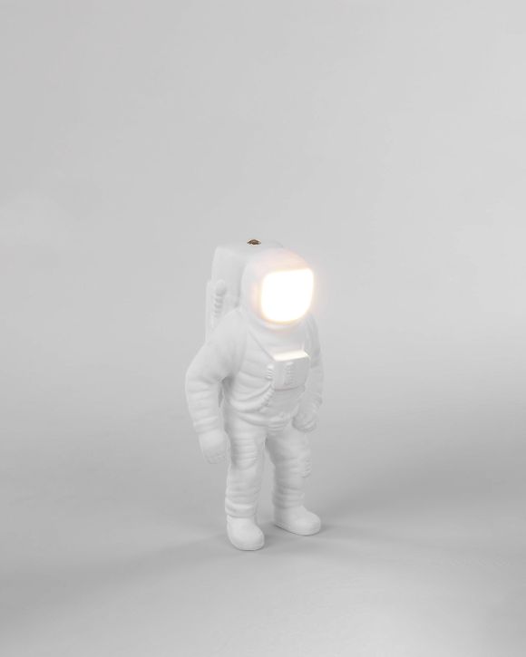 RESIN RECHARGEABLE LED TABLE LAMP COSMIC-FLASHING STARMAN 