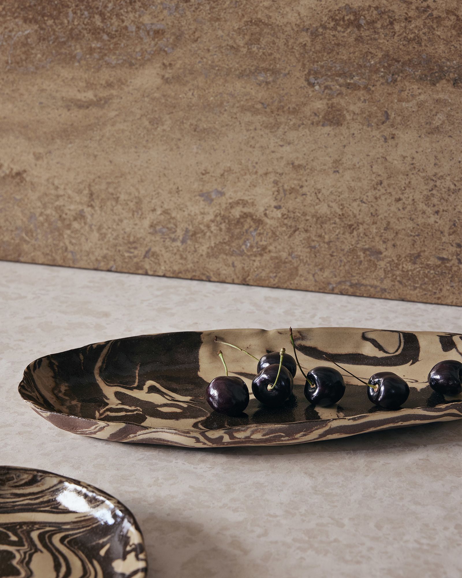 Ryu Platter-37-Sand/Brown