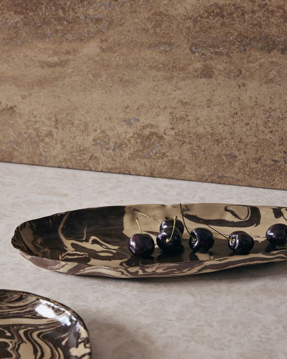 Ryu Platter-37-Sand/Brown