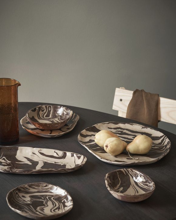 Ryu Platter-37-Sand/Brown