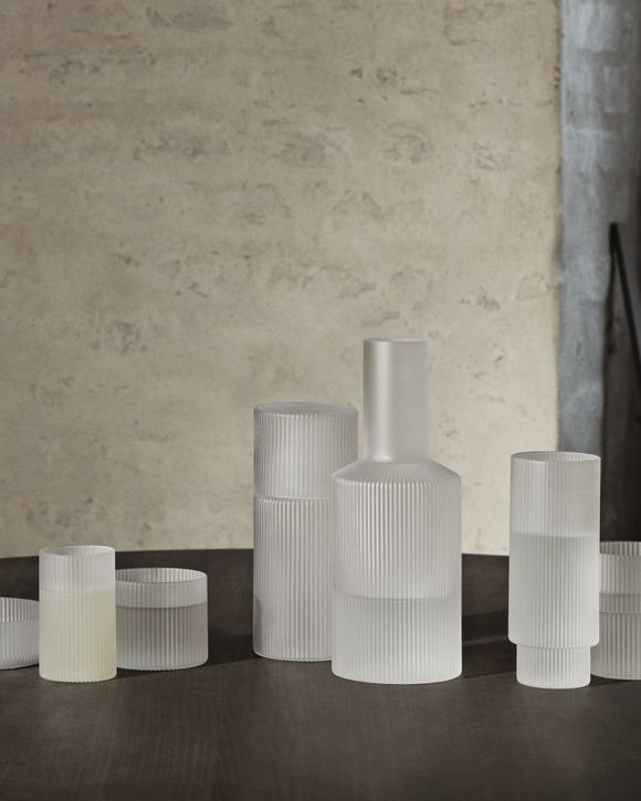 Ripple Long Drink Glasses - Set of 4