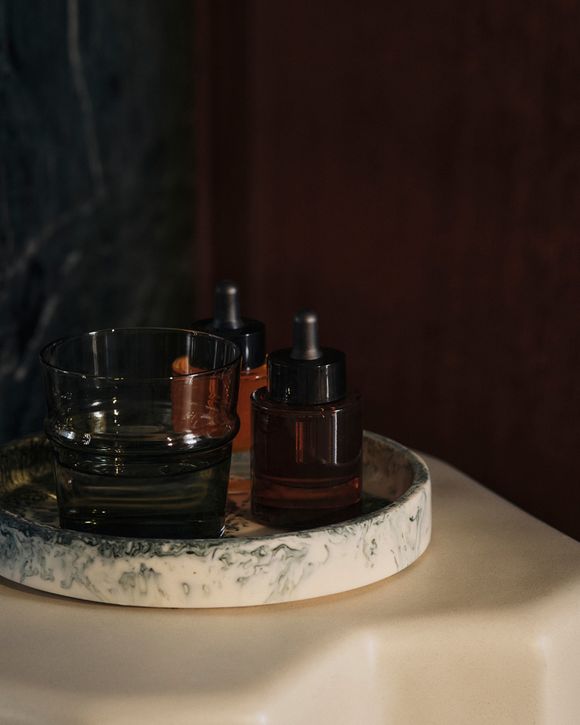 Mist Tray - Ø20 - Emerald Off-white