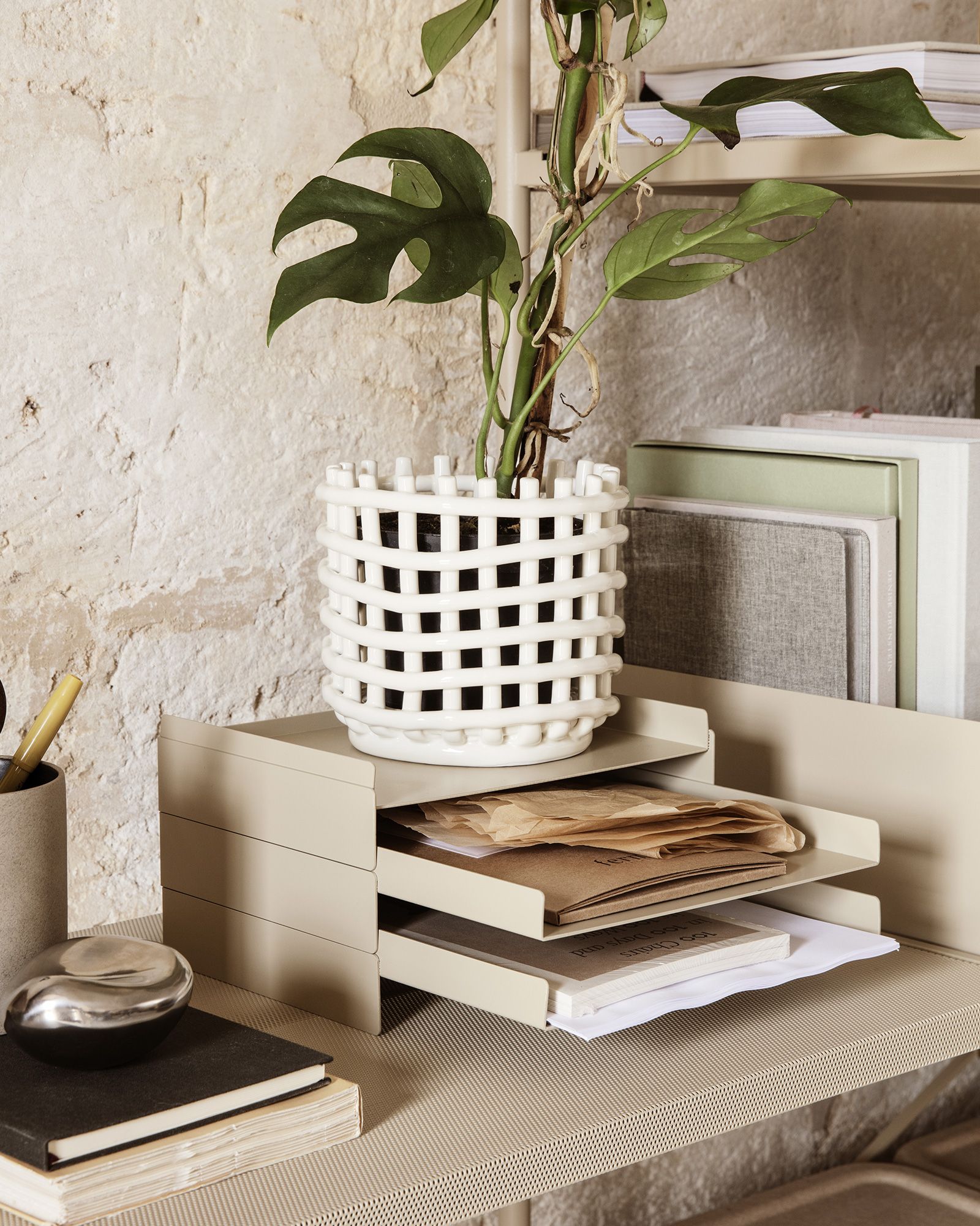 2x2 Organiser-Cashmere