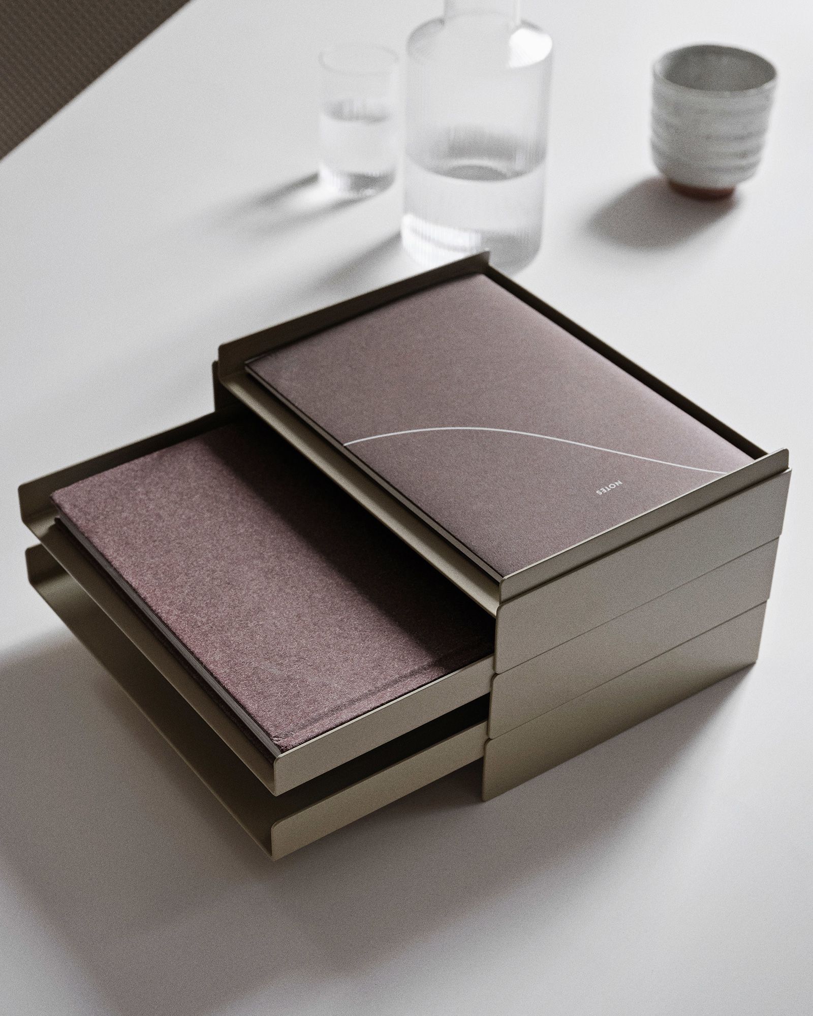 2x2 Organiser-Cashmere