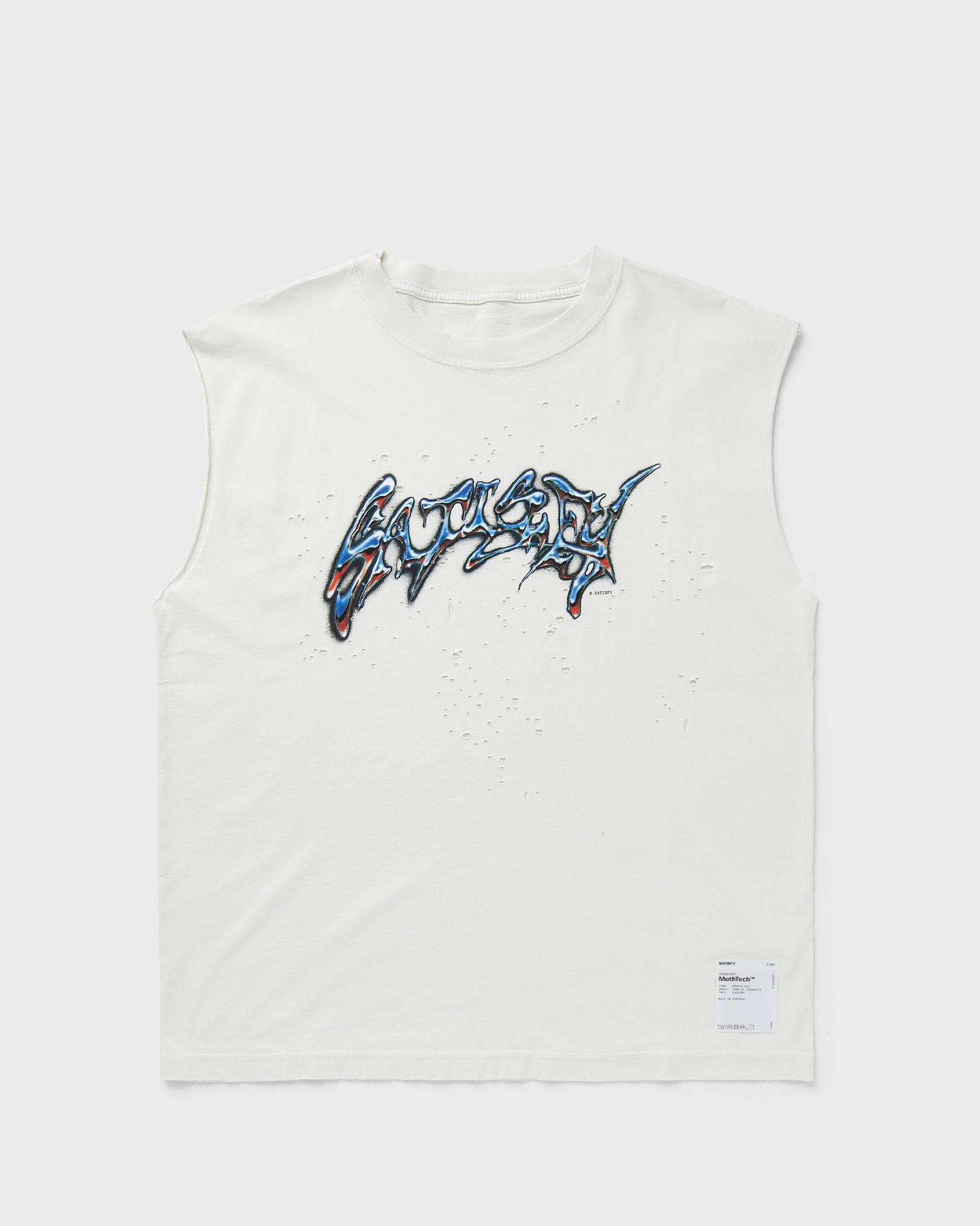 Satisfy Running MothTech Muscle Tee White | BSTN Store