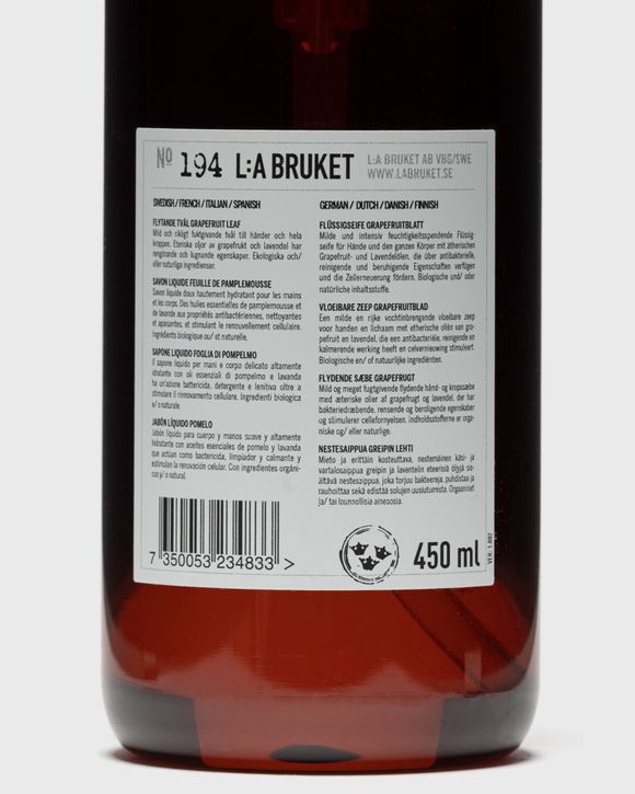 No. 194 Hand & Body Wash Grapefruit Leaf 450 ml