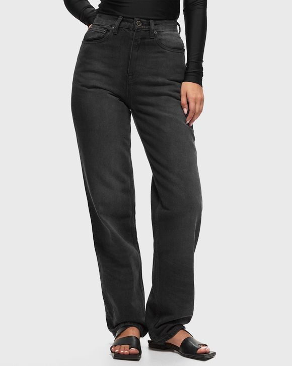 デニム・ジーパン ROTATE BIRGER CHRISTENSEN Jeans 'Twill High Rise' ROTATE Birger Christensen Twill High Rise Pants Black | BSTN