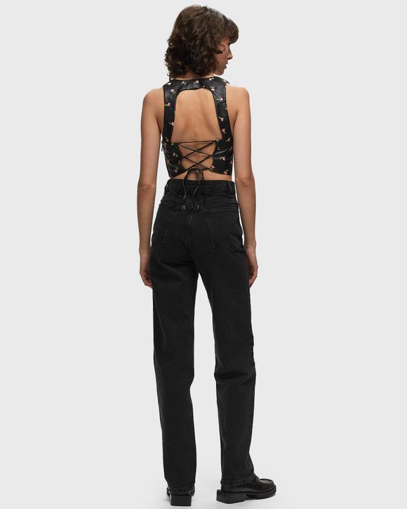 Printed Cut-Out Top