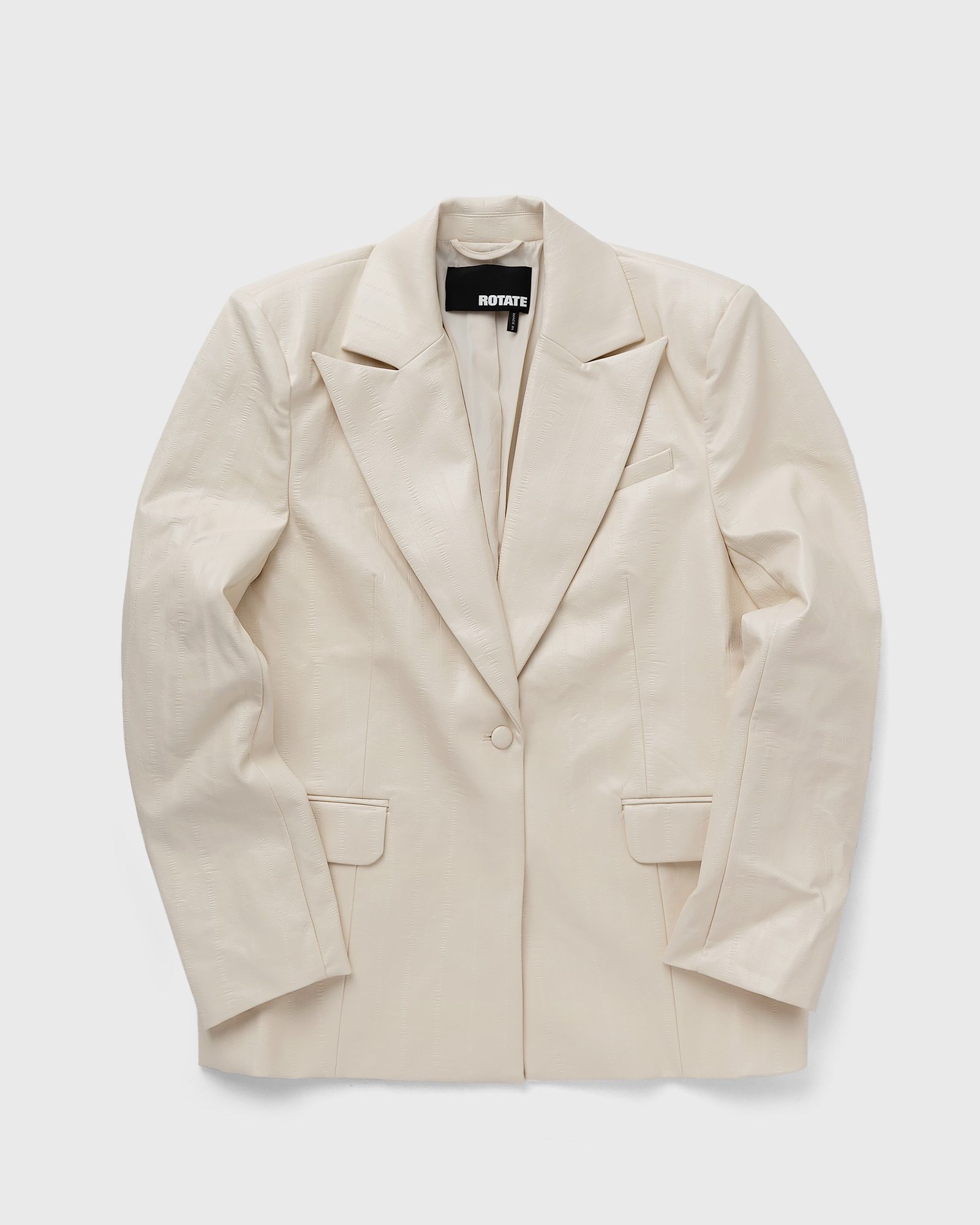 ROTATE Birger Christensen - textured oversized blazer women blazers white in größe:l