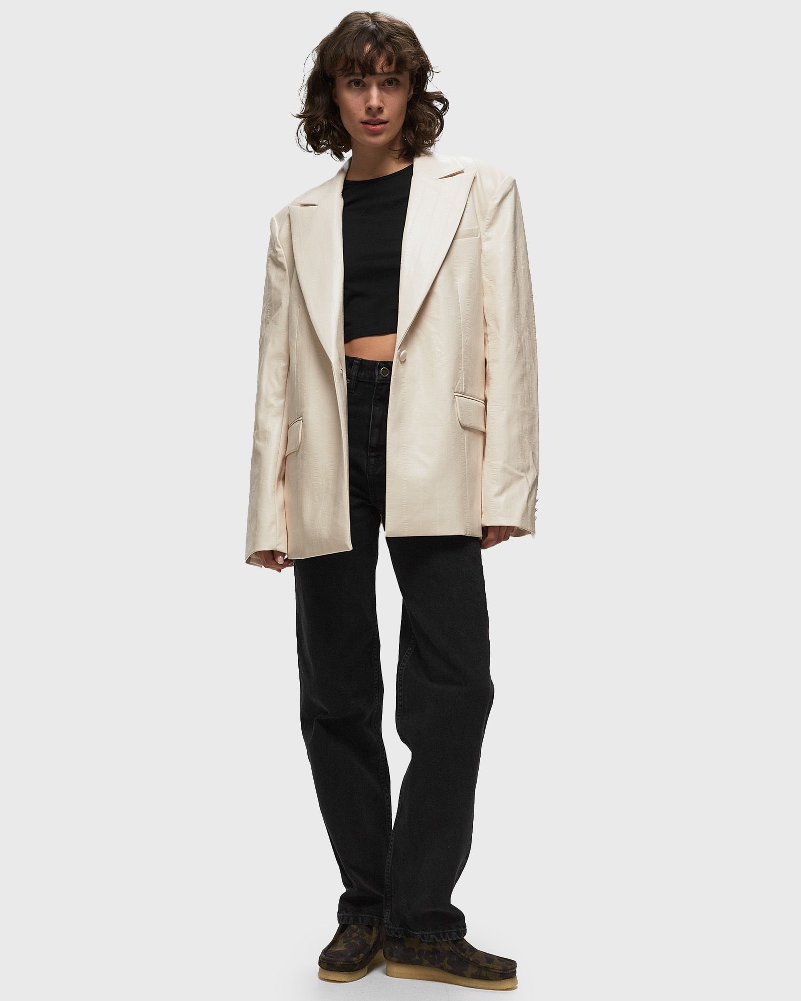 Textured Oversized Blazer
