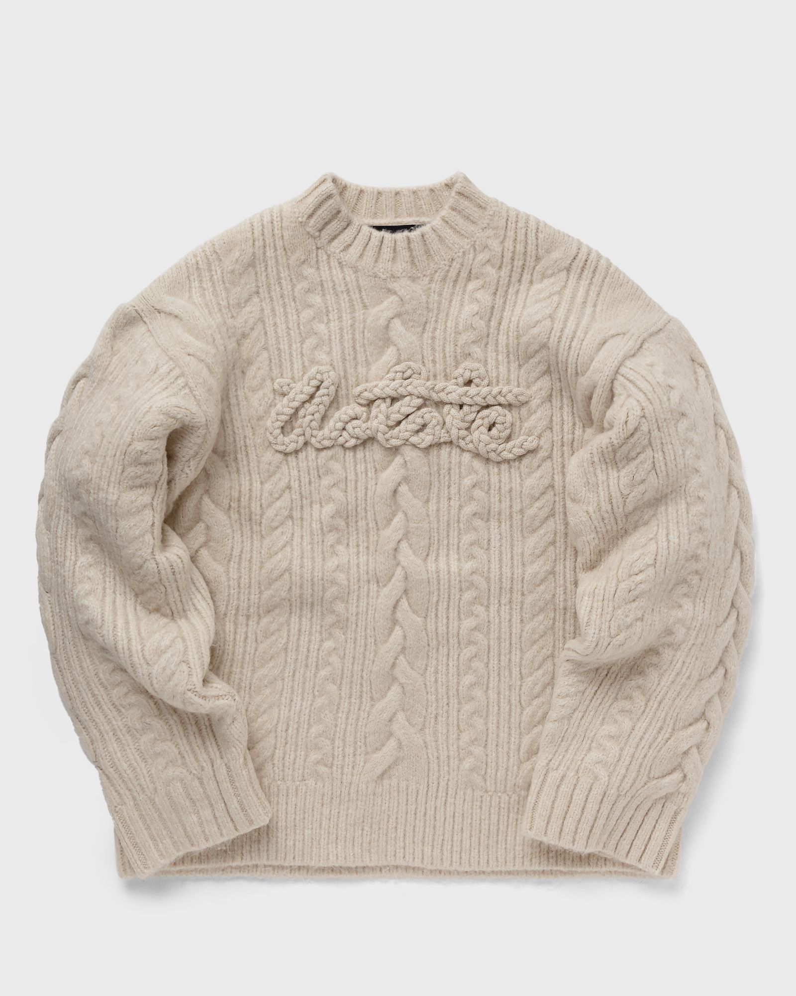 ROTATE Birger Christensen - cable knit logo sweater women pullovers white in größe:l