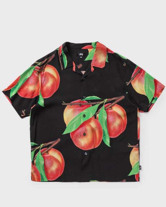 Stussy Peach Pattern Shirt Black - black