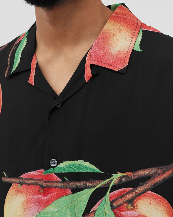 Stussy Peach Pattern Shirt Black - black