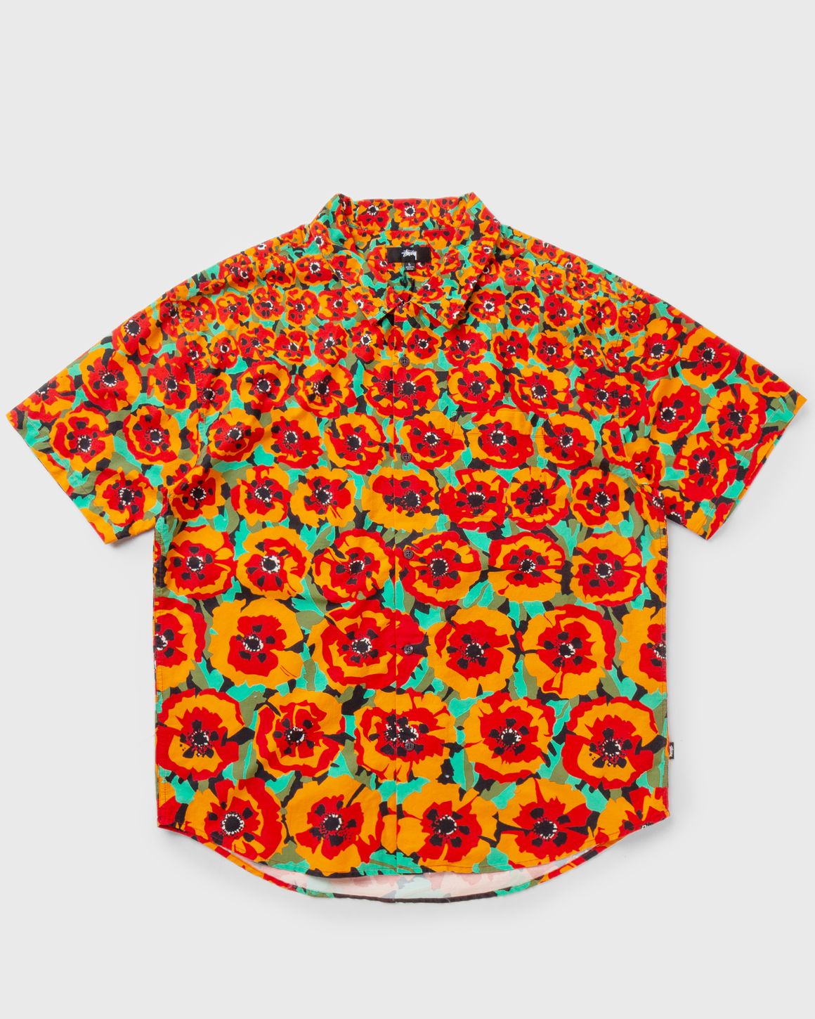 [STUSSY] POPPY SHORT SLEEVE SHIRT シャツ ステューシー STUSSY] POPPY SHORT SLEEVE SHIRT シャツ ステューシー (STUSSY