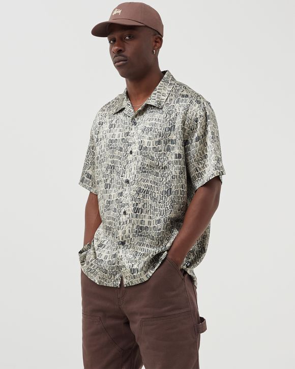 Croc Pattern Silk Shirt