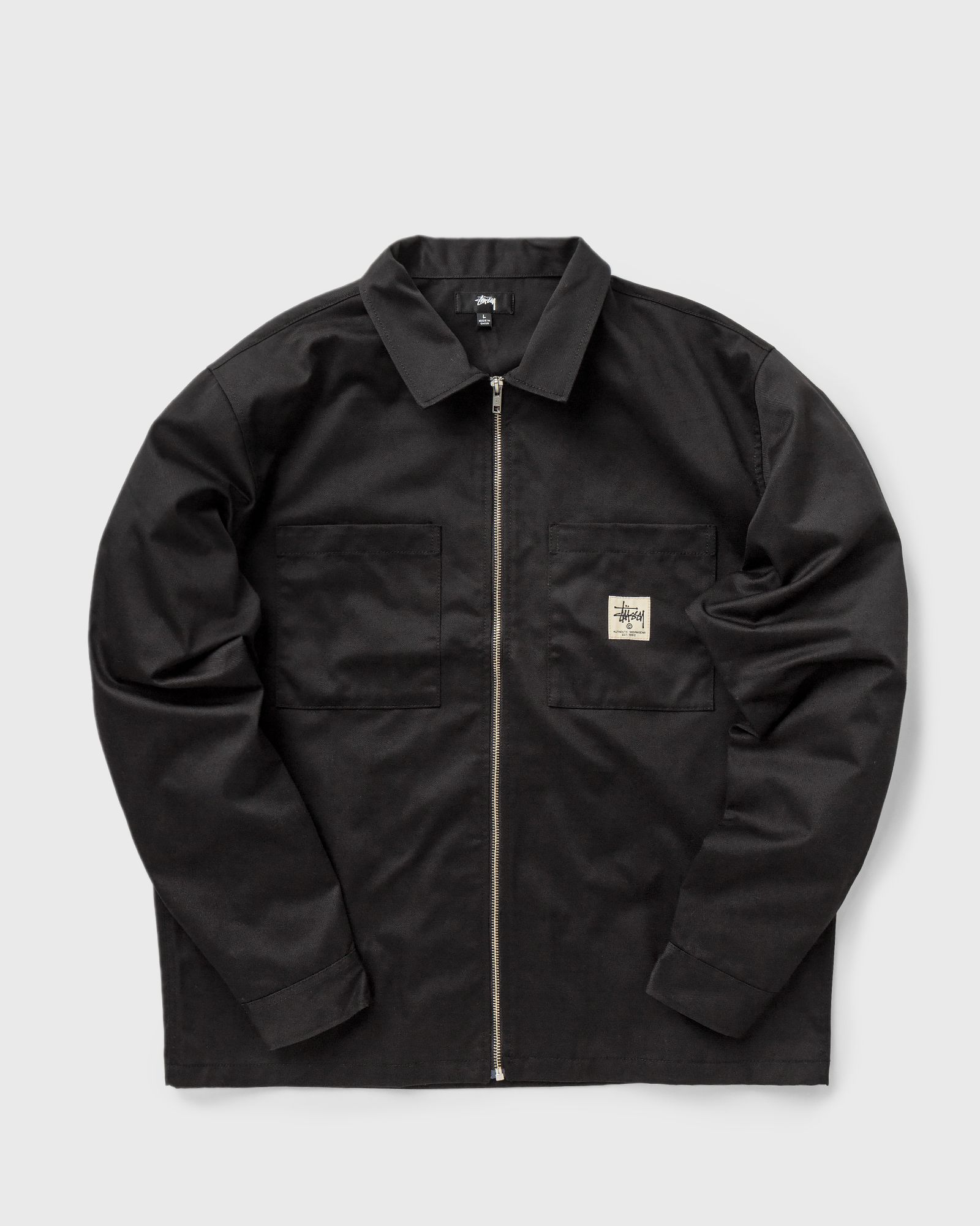 Zip Up Work Longsleeve Shirt