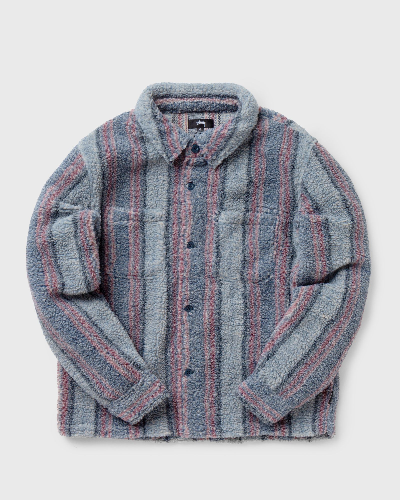 Stripe Sherpa Shirt