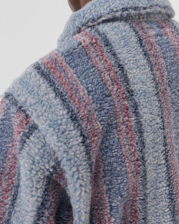 Stripe Sherpa Shirt