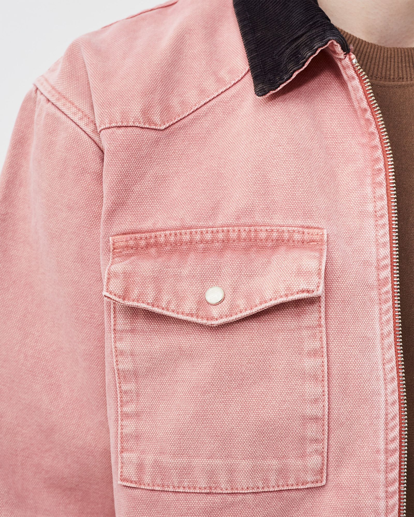 Washed Canvas Work Shirt