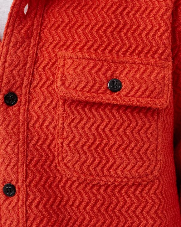 Textured Wool Cpo Longsleeve Shirt