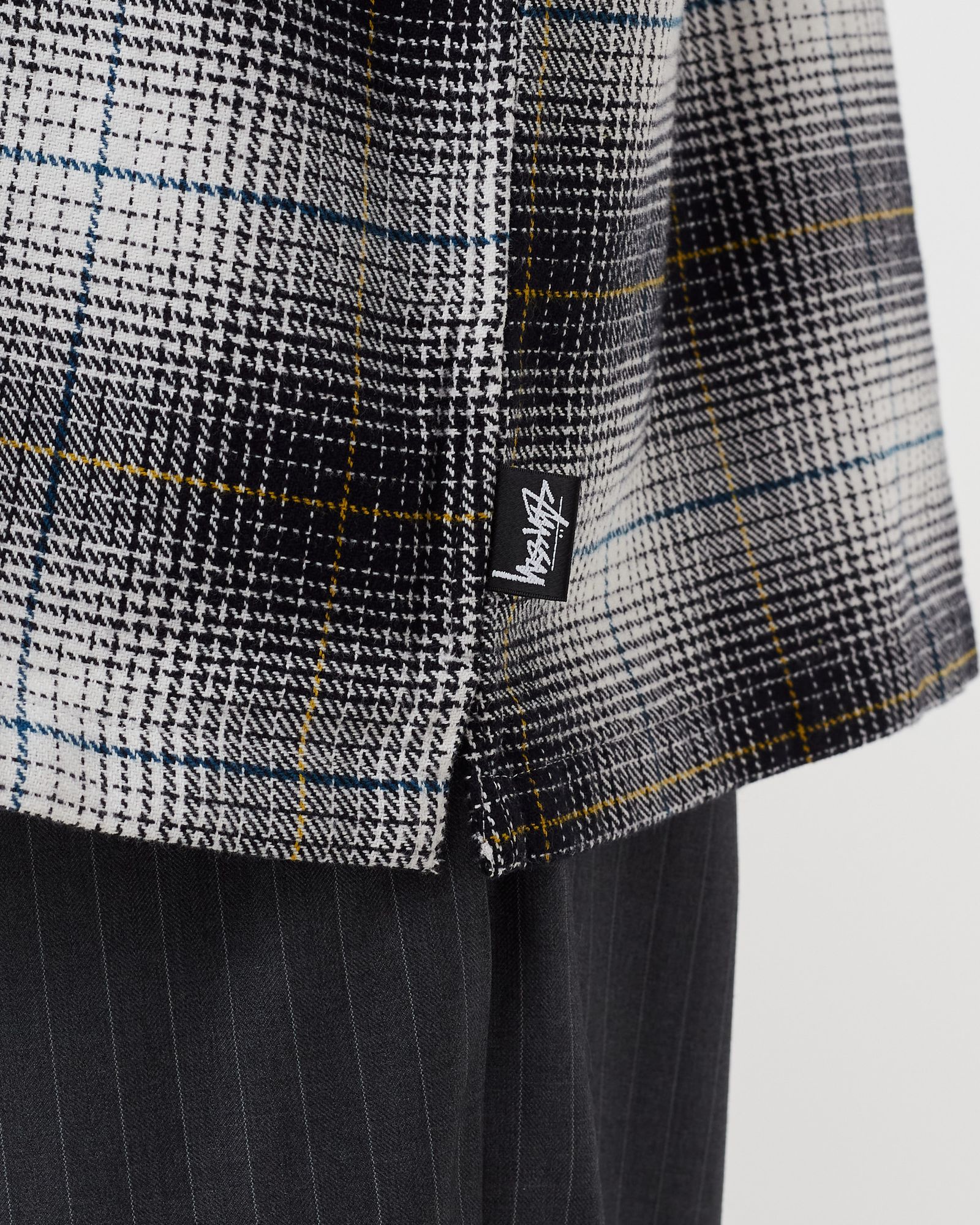 Stussy Paul Shadow Plaid Zip Shirt Multi | BSTN Store