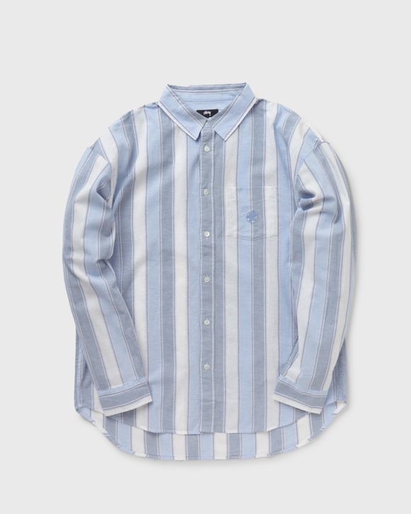 Stussy Wide Striped Shirt Multi - BLUE STRIPE