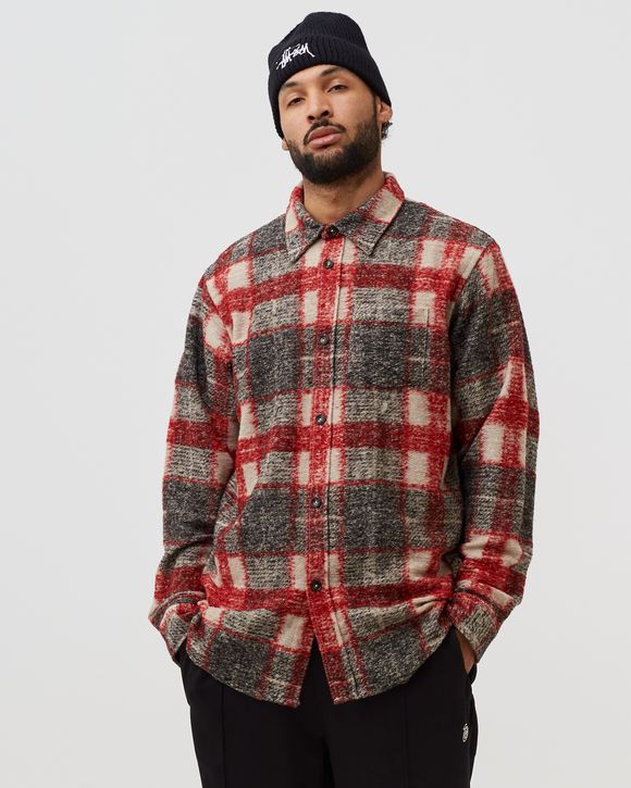 Plaid Knit Shirt