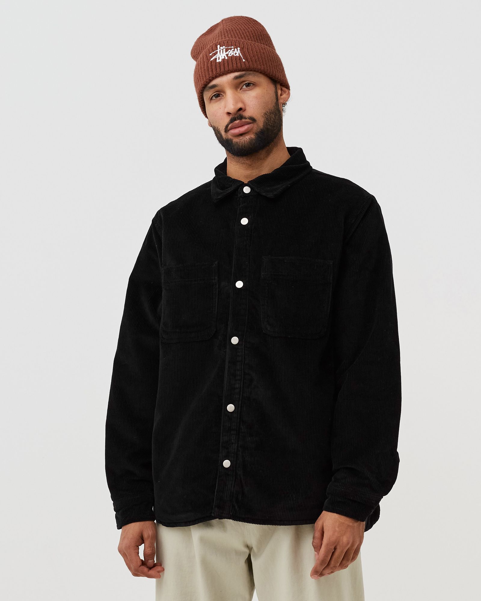 Cord Quilted Overshirt