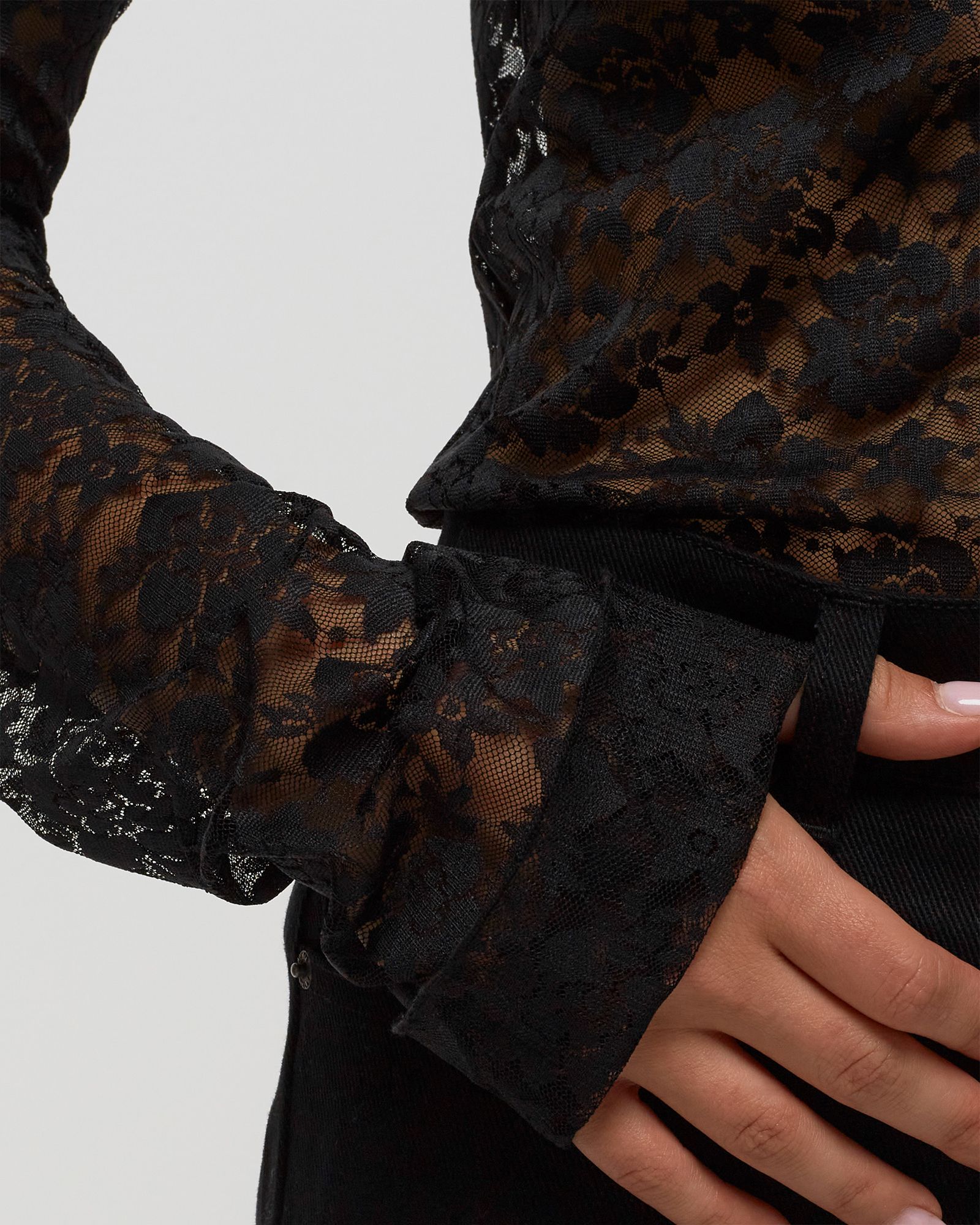 Lace Off Shoulder Top