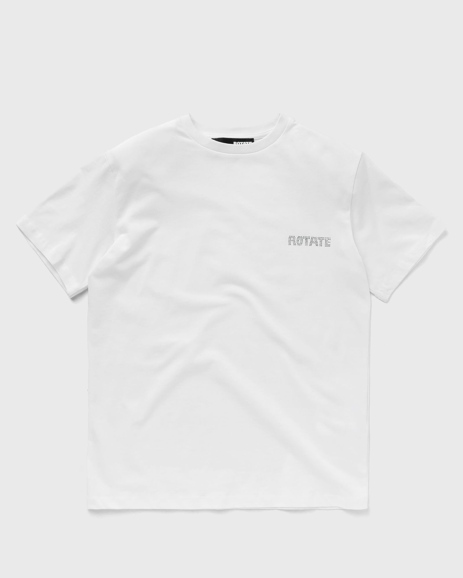 ROTATE Birger Christensen - straight logo tee women shortsleeves white in größe:m