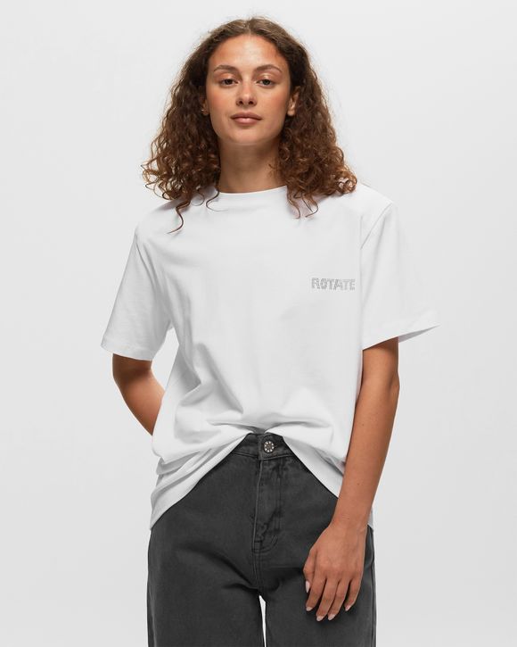 ROTATE Birger Christensen Straight Logo Tee | imparcialoaxaca.mx