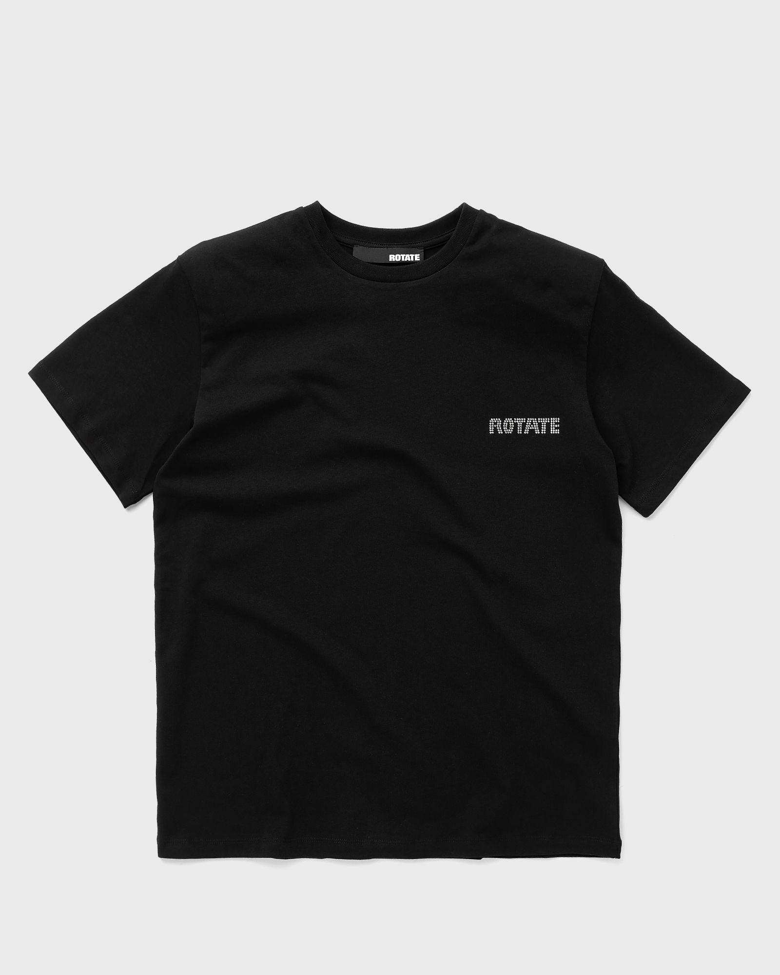 ROTATE Birger Christensen - straight logo tee women shortsleeves black in größe:m