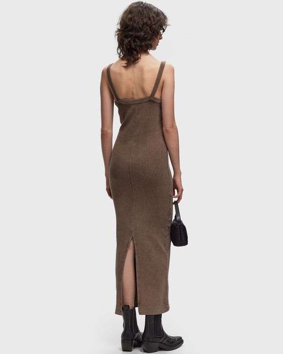 RIBBED MAXI DRESS