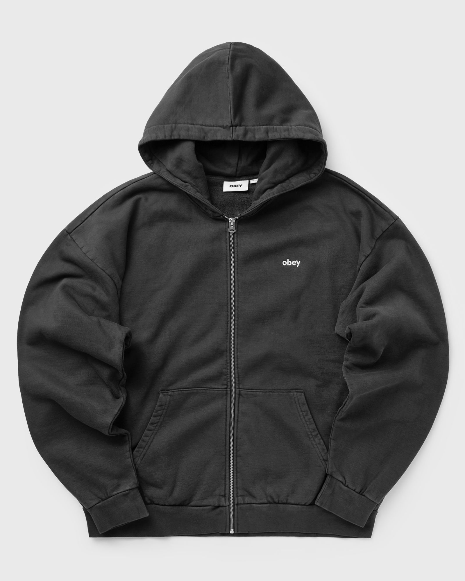 Lowercase pigment zip hood