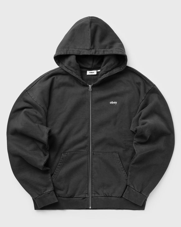 Lowercase pigment zip hood