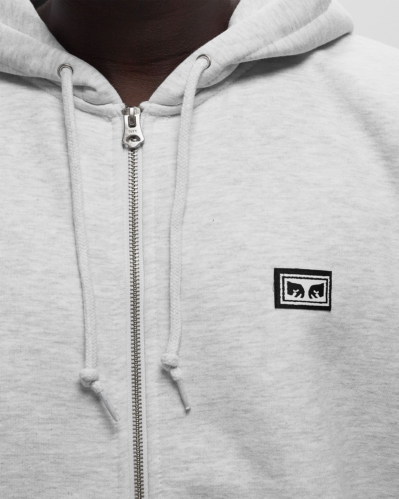 Established works eyes zip hood