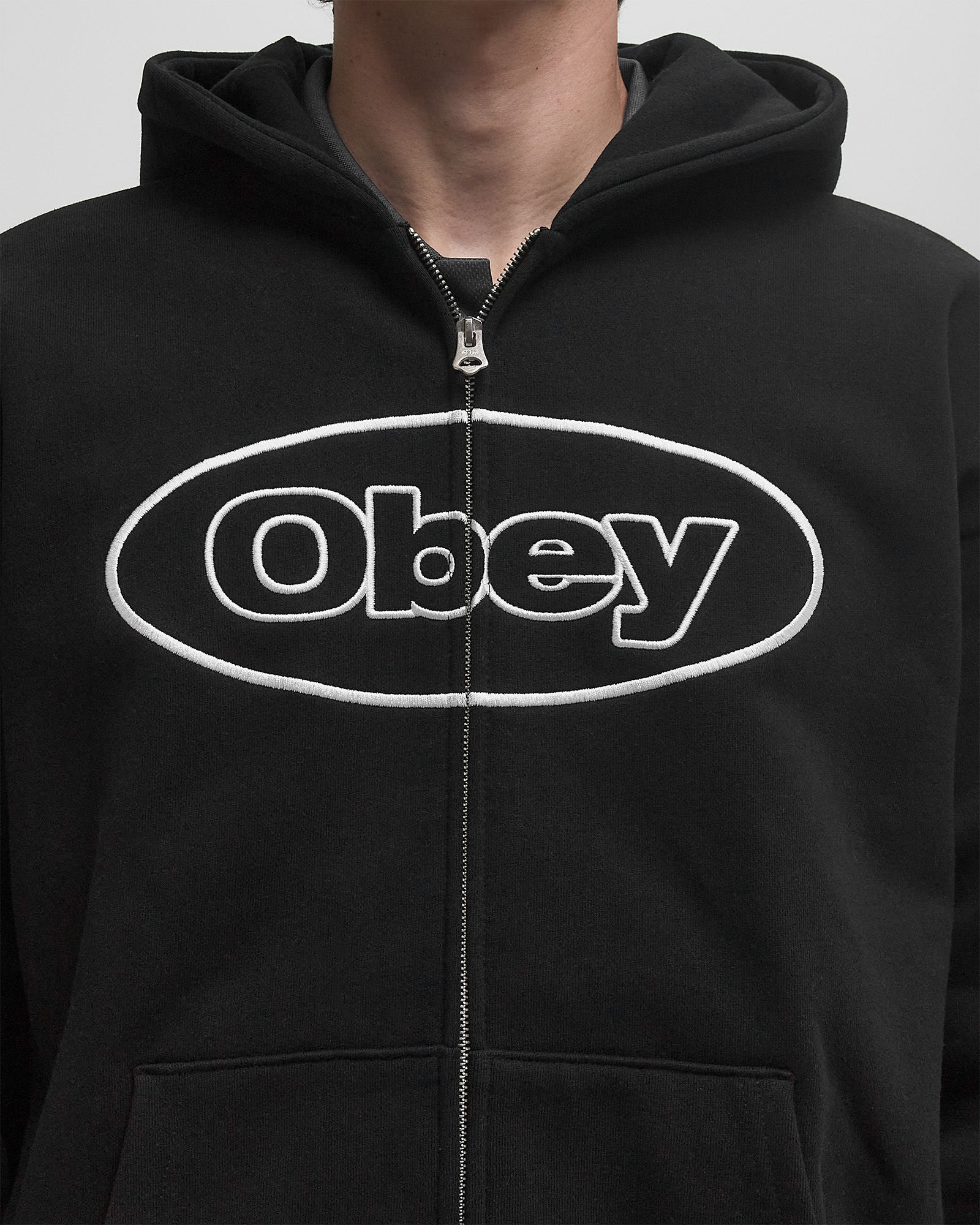 OVAL EXTRA HEAVY ZIP HOOD