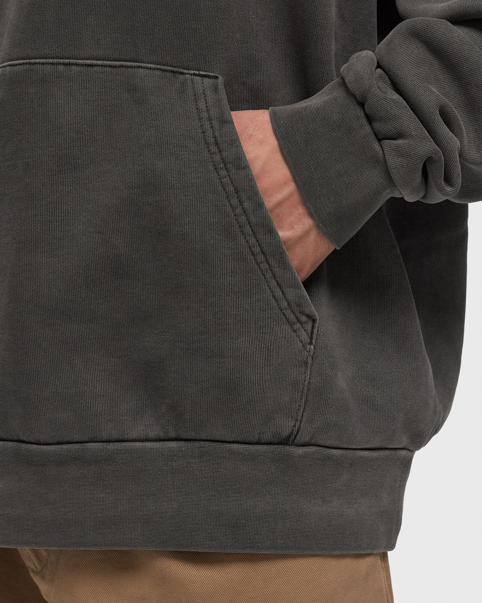 Lowercase pigment hood