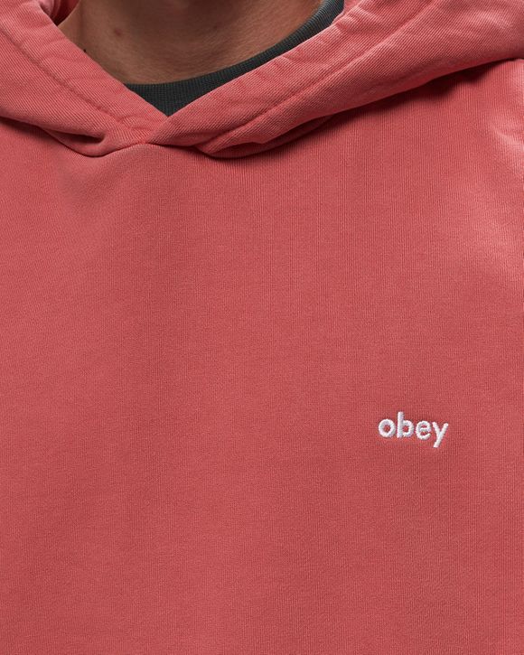 Pink obey hoodie clearance