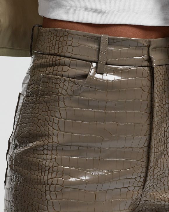 TEXTURED STRAIGHT PANTS