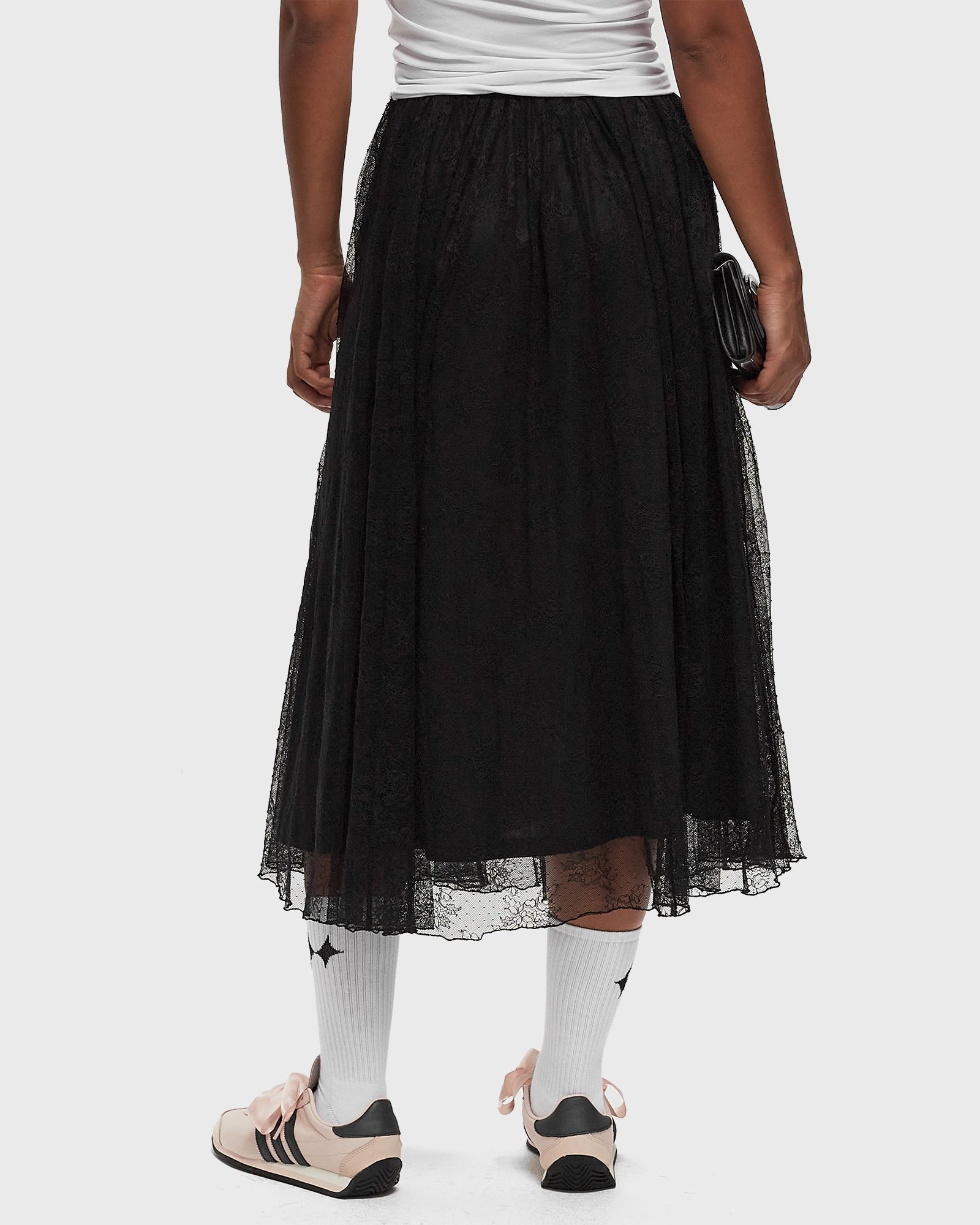 Lace Long Midi Skirt