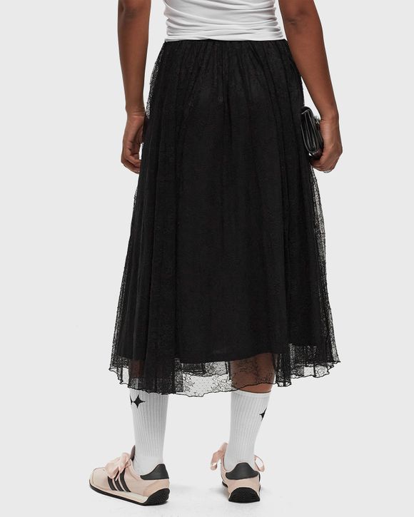 Lace Long Midi Skirt