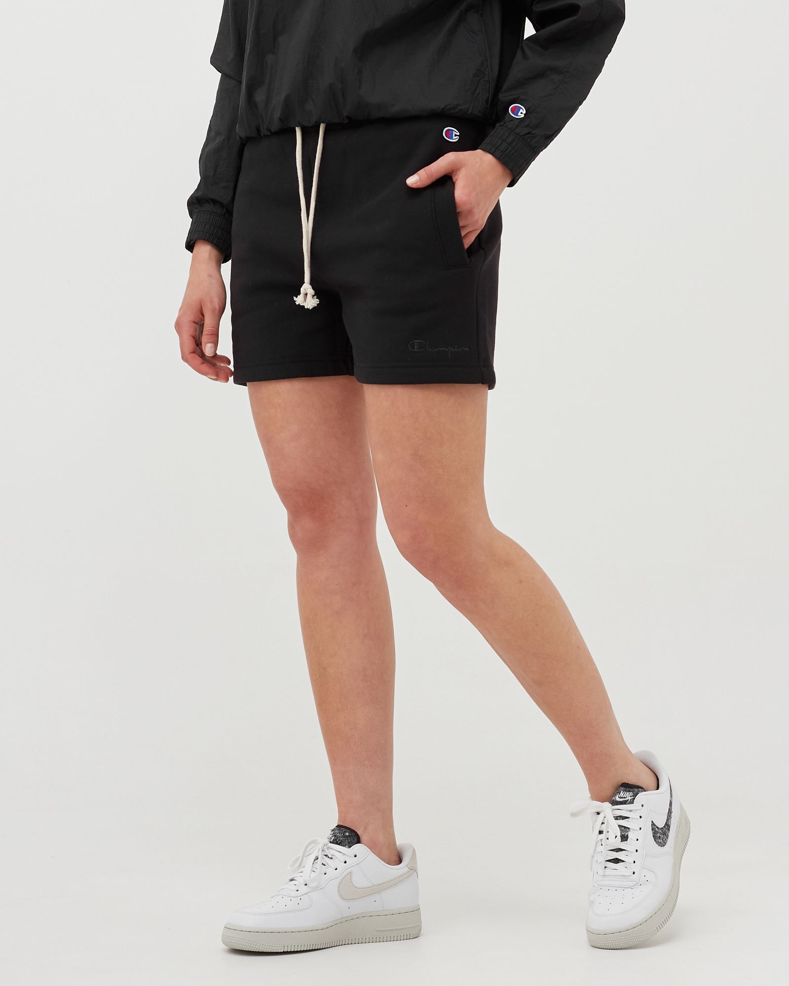 WMNS C LOGO COTTON TERRY SHORTS