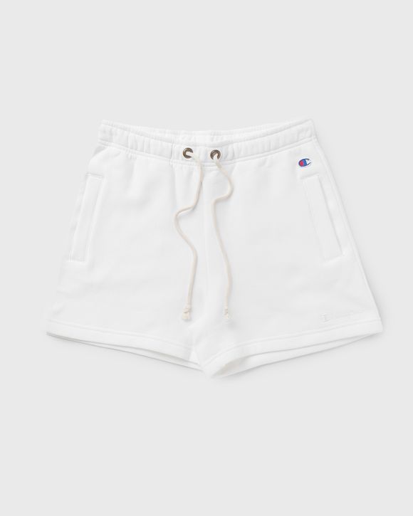 CHAMPION WMNS C LOGO COTTON TERRY SHORTS White BSTN Store
