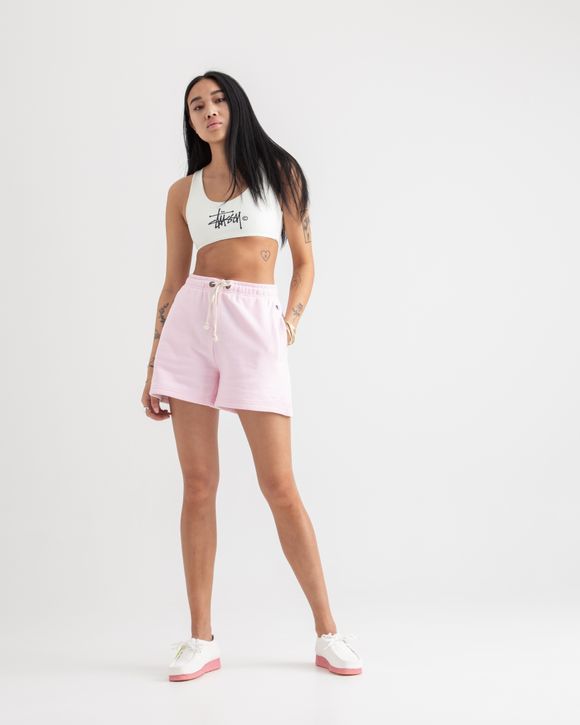 Champion reverse best sale weave shorts pink