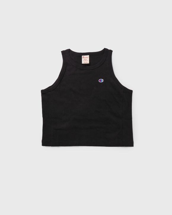 WMNS RIBBED INSERT CROPPED TANK TOP