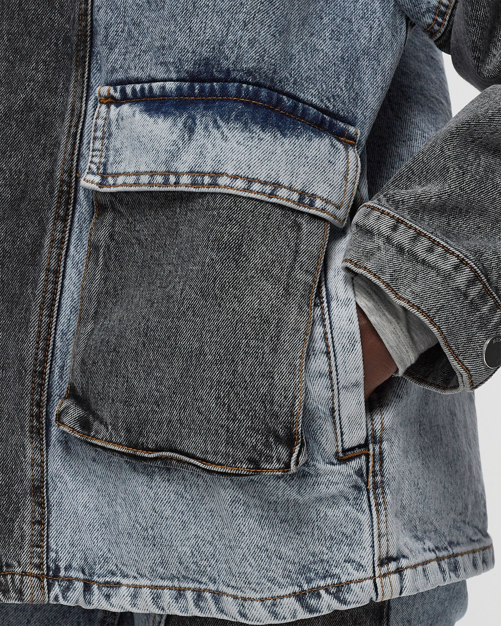 Oversized Patchwork Jacket