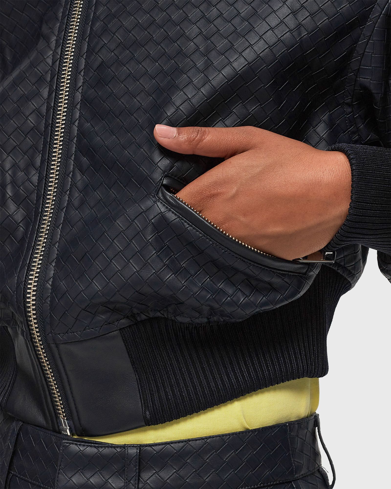 Cropped Braided Jacket