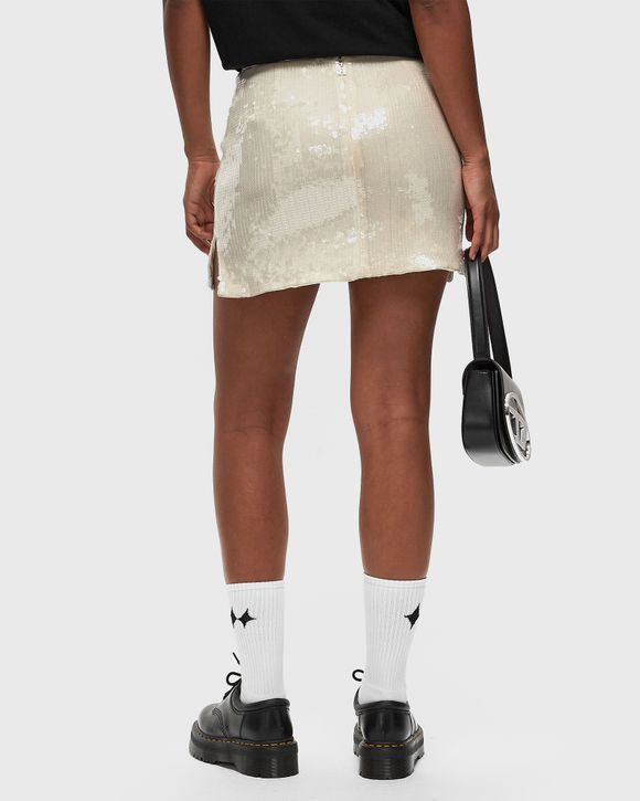 スカート ROTATE MINI SKIRT ROTATE Birger Christensen Sequins Mini Skirt Beige | BSTN Store
